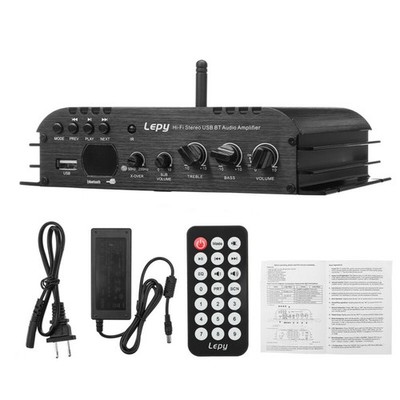 2.1 Channel Bluetooth Stereo Power Amplifier Home Car Audio Power Amp w/ Remote