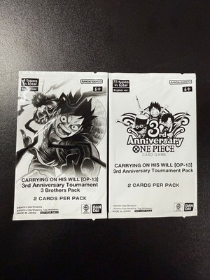One Piece Card Game 3rd Anniversary Release Event Promo Pack ENGLISCH