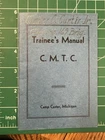 Post WW1 CMTC Citizens Military Training Camp Camp Custer Booklet Named