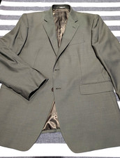 Charles Tyrwhitt Blazer Jacket Super 110s Wool Slim Fit, Green, Size 44R
