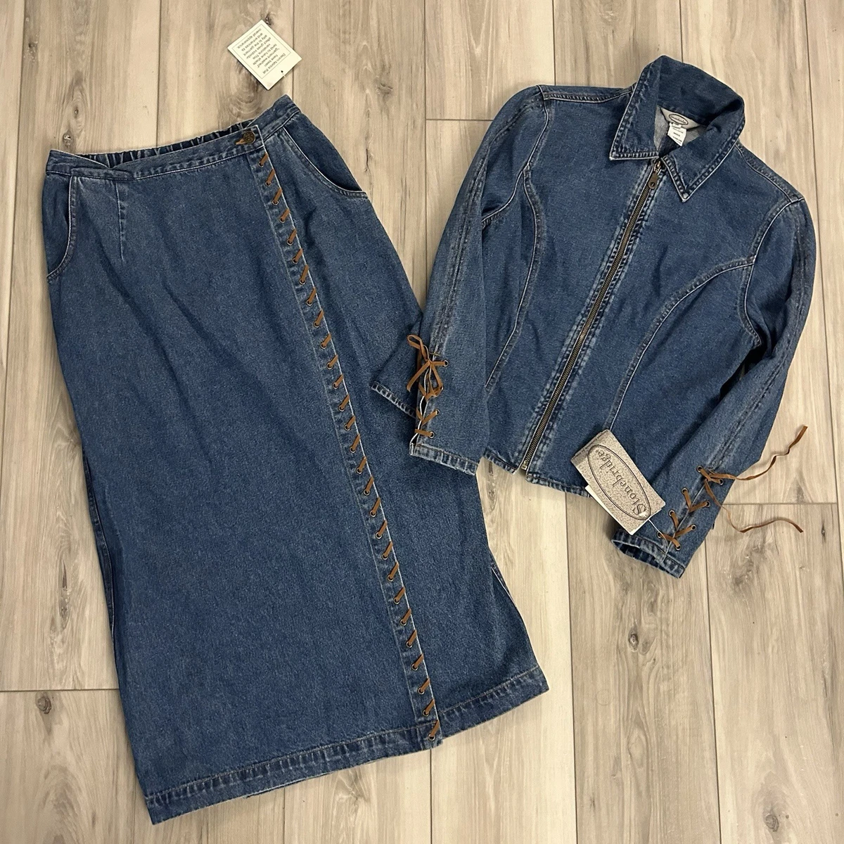 Veste En Denim Stonebridge Femme Bleue - Taille PM (Medium Petite) Occasion