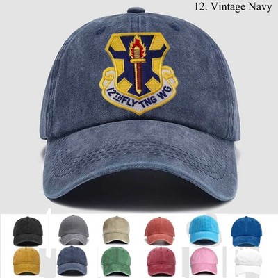 Customized Embroidered Hat USAF 12th Flying Training Wing, Trucker Hat, Gift
