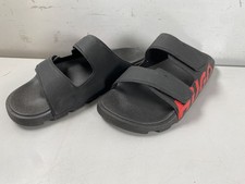 Hugo Boss Logo Sandals w/ Double Straps in Black - Men's Size 11 US / 44 EU