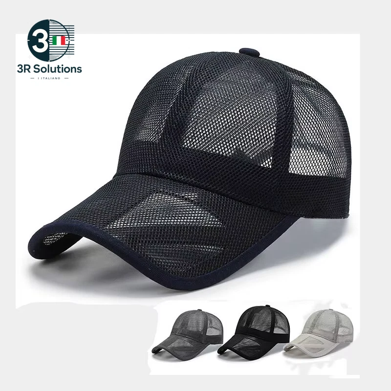 Cappellino Baseball Mesh Bandiera USA - Snapback Traspirante Estivo