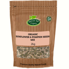 Organic Sunflower & Pumpkin Seeds Mix 2kg by Hatton Hill Organic 8.50 per kilo