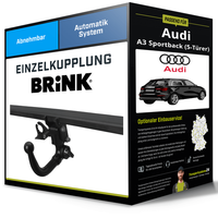 Abnehmbare AnhäNgerkupplung FüR Audi A3 Sportback (5-TüRer) 19- Typ 8YA Brink