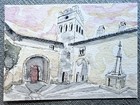 ACEO Original Italian Castle, Castillo Brancaccia Artist Antonio Ciarabalà  2025 — photo 1