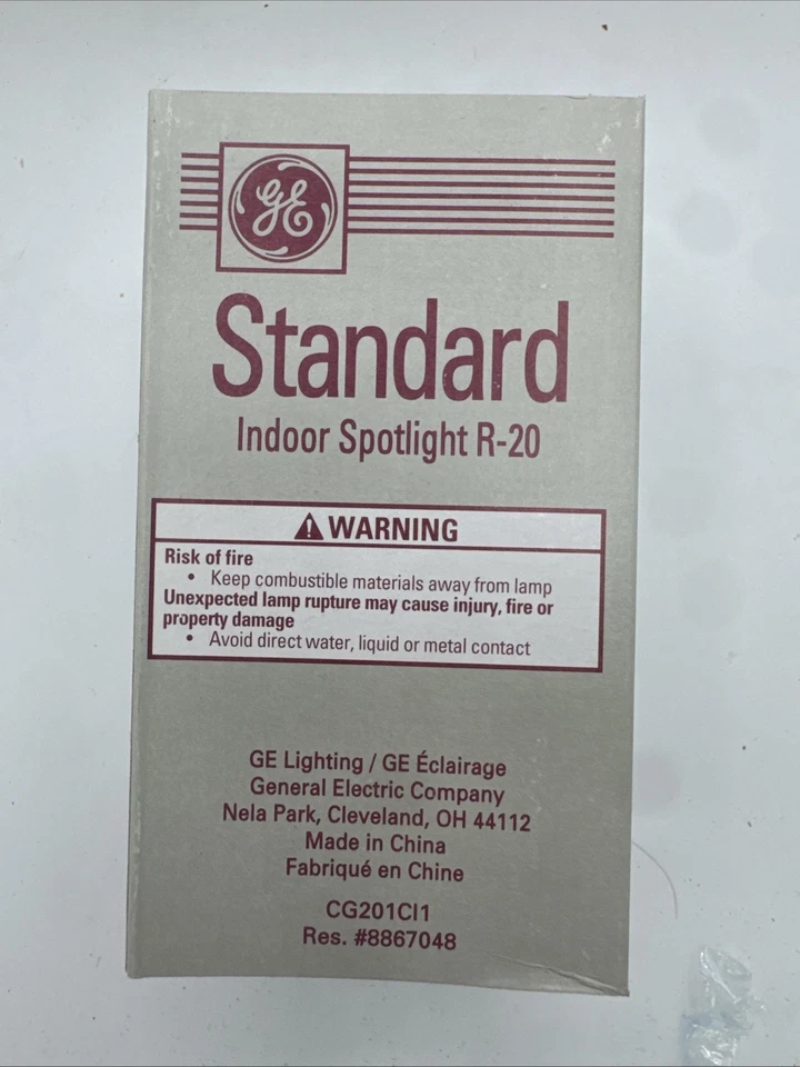 6 PACK General Electric GE Indoor Spotlight R-20 30R20/6 30W 130V 46849 CG201Cl1 - Image 3 of 4