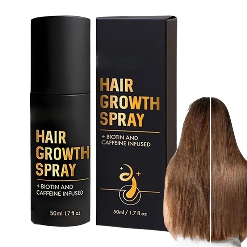 HaloGrow Hair Growth Spray 50ml Natural Hair Thickening Gentle Regrowth Mist
