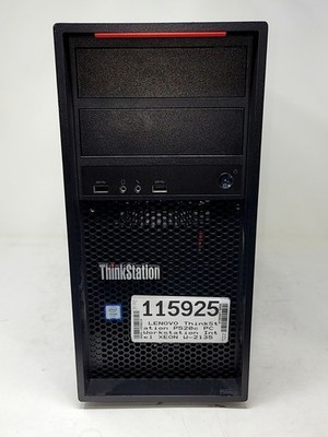 LENOVO ThinkStation P520c TOWER PC Workstation Intel XEON W-2135 SEE NOTES