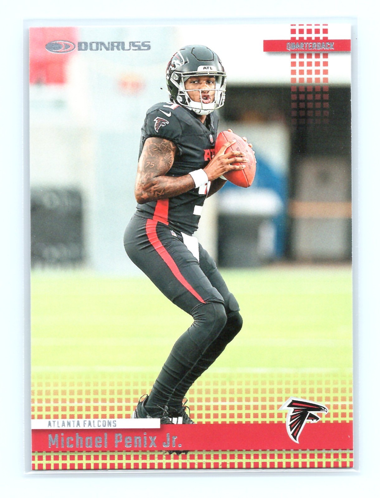Michael Penix Jr. Rookie RC Retro 2004 Insert 2024 Panini Donruss #25 Falcons