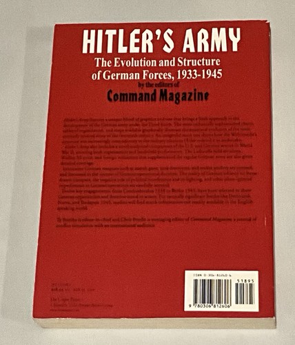 Hitler's Army: The Evolution And Structure Of German Forces 1933 - Picture 2 of 3