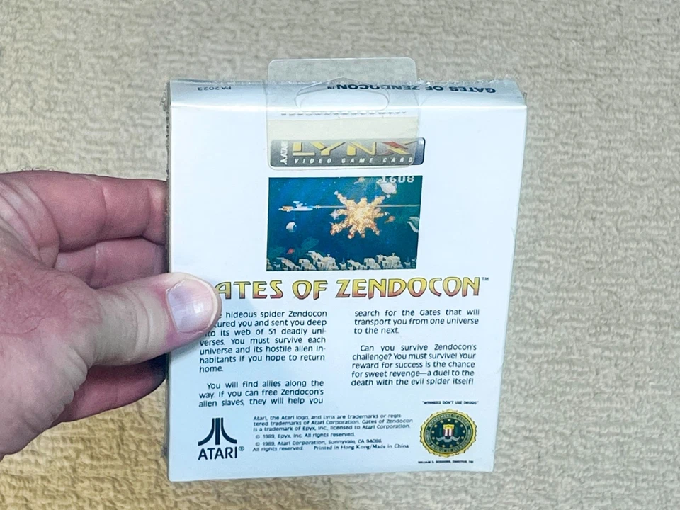 Gates of Zendocon (Atari Lynx) Game - Brand New - Sealed - Authentic - Image 2 of 4