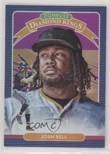 2020 Panini Donruss Diamond Kings Holo Purple Josh Bell #27 n1u