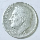 1950 S Roosevelt Dime 90% Silver 10c US Coin Extra Fine Details #9697