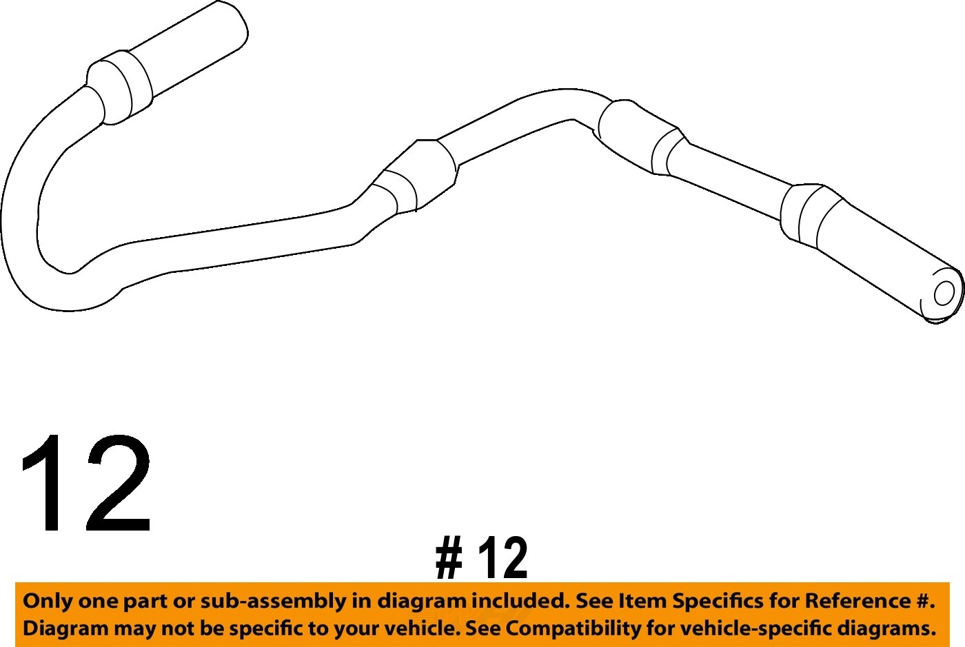 Genuine OEM Turbocharger Coolant Line for BMW 11537843273 for sale  
