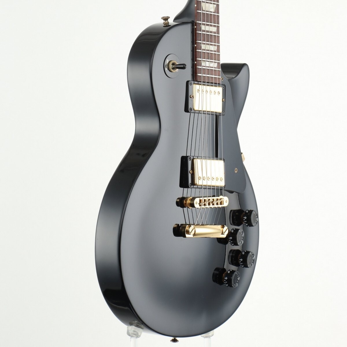Gibson Les Paul Studio Ebony Gold Hardware 2005 electric