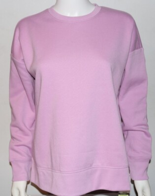 ID Ideology Womens Fleece Sweatshirt Phalaenops Purple Medium New