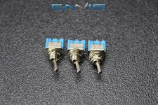 3 PCS TOGGLE SWITCH SPST ON OFF MINI TOGGLE 3 AMP 250V 6 AMP 125V 2 PIN EC-2510