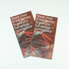 Ford - Code-A-Phone - Vintage Brochure Pamphlet - 1960's - Lot of 2