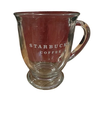 Starbucks Clear Coffee Mug by Anchor Hocking. Brand New