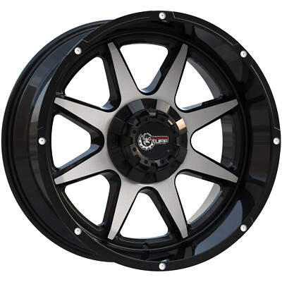 5x114.3 5x127 5x5 5x4.5 Wheels Rims Set of 4 Offset -18 Machined Face ...