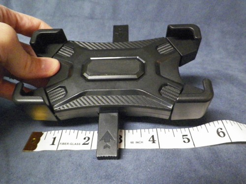 360* Soporte de teléfono móvil para motocicletas y bicicletas negro - Imagen 13 de 14