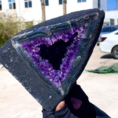 4.96LB Natural Amethyst geode quartz clustercrystal specimen Healing - Picture 10 of 20