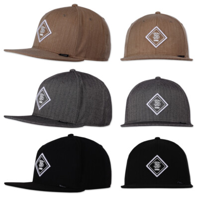 Djinns 6 Panel Snapback Cap Fine Herringbone Basecap Fischgrätenmuster Kappe Hat