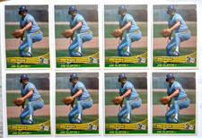 Vintage 1984 Donruss Baseball Card Lot Of 8 Jim Slaton #481 Milwaukee Brewers