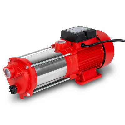 EBERTH Mehrstufige Gartenpumpe 2400 L/h, 4 bar, Kreiselpumpe Wasserpumpe