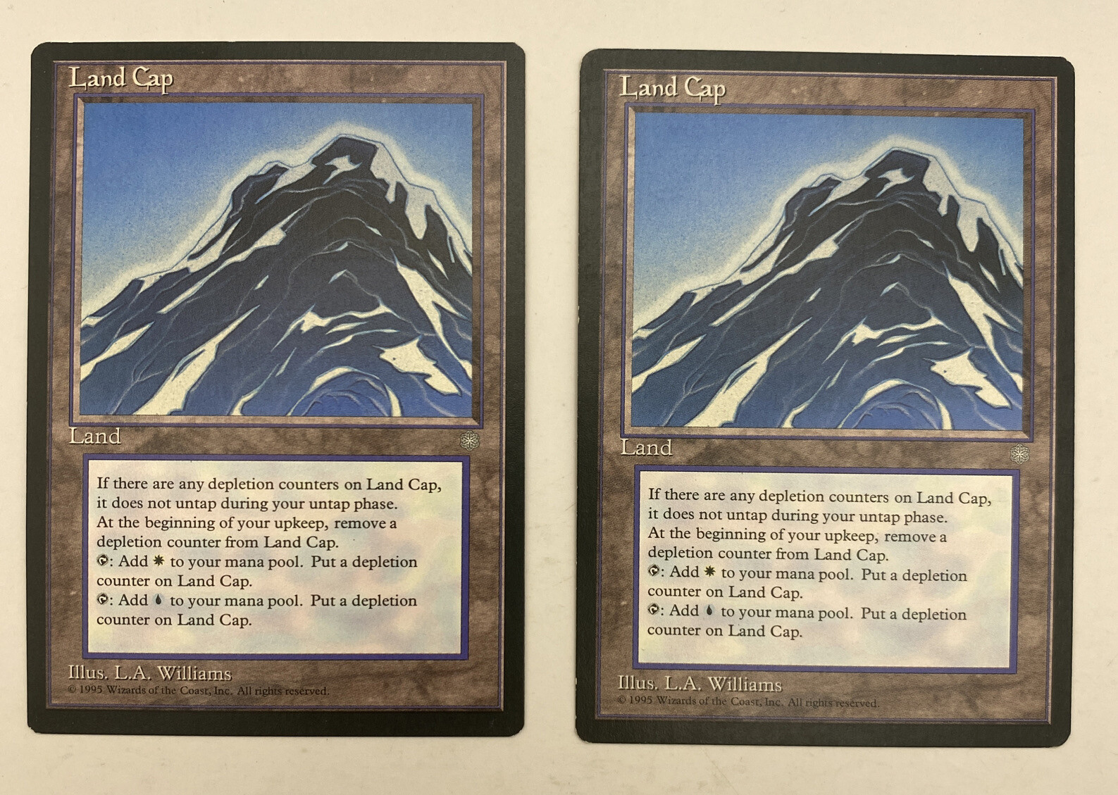 MTG  ** X1 Land Cap X1   NearMint - Ice Age Rare - SellbyCyn -