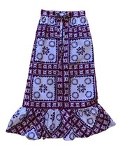 VTG Alex Coleman California Tribal Hippie Festival Boho Maxi Skirt 29  Waist