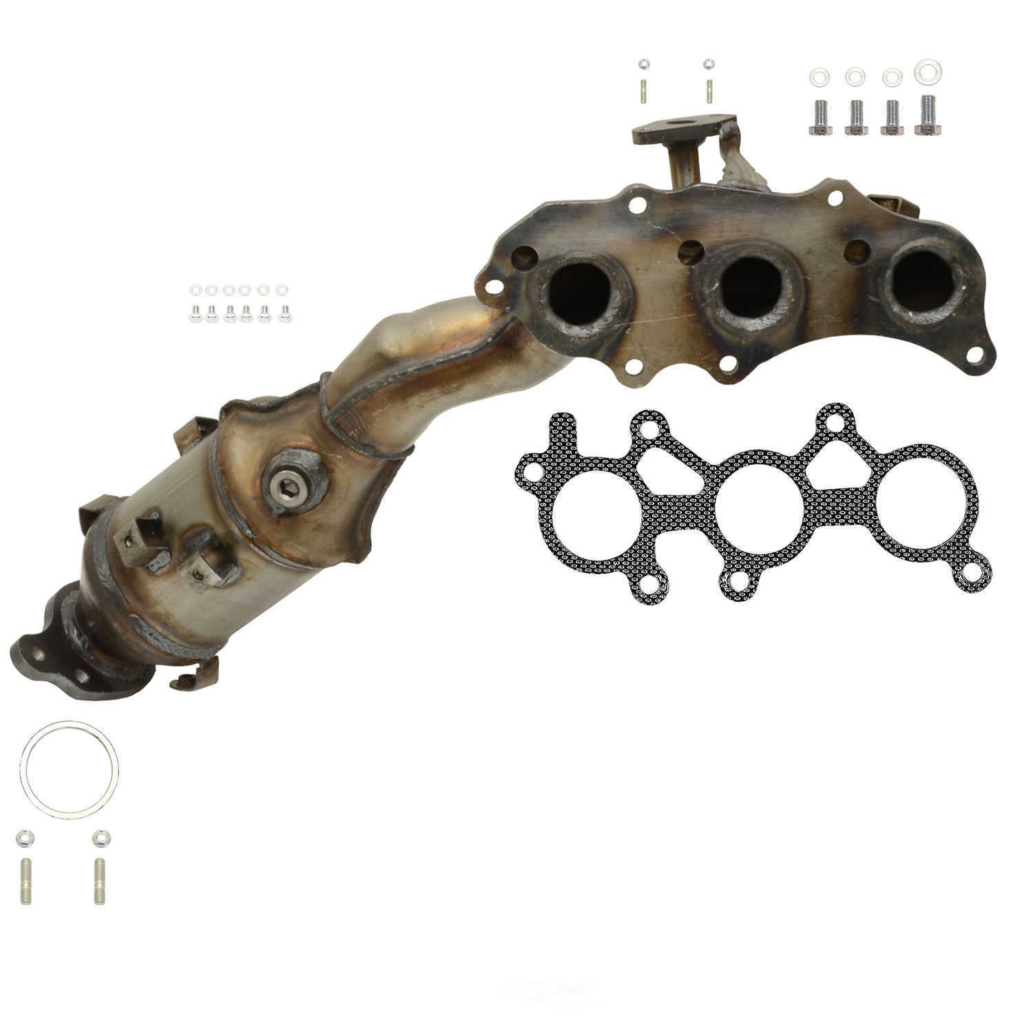 Catalytic Converter with Integrated Exhaust Manifold AP Exhaust 641515