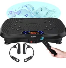 AXV FR-78 Bluetooth Vibration Plate Exercise Machine Massager Platform BLACK