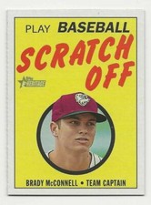 2020 Topps Heritage Minor BRADY MCCONNELL 1971 Scratch-Off Insert Chukars #17