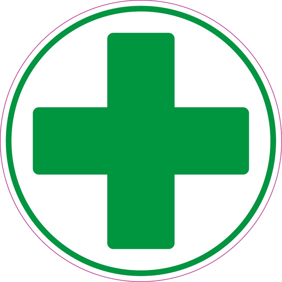 Adesivo Primo Soccorso – Formato A4 (210x297 Mm) – Autoadesivo In Vinile – Norme ISO 7010 - 3
