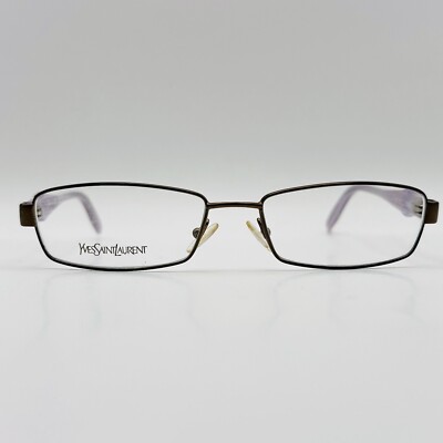 Yves Saint Laurent Brille Damen eckig braun lila Mod. YSL 6097 NEU