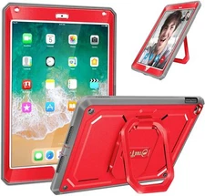 Tuatara Case for iPad 9.7 Inch 2018/2017 Rotating Grip Stand Shockproof Cover