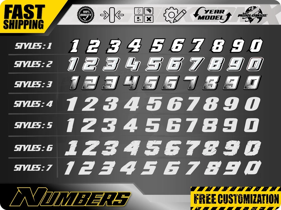 Yamaha Raptor 700 700R graphics kit 2013 2014 2017 to 2025 decals stickers atv - image 4 of 4