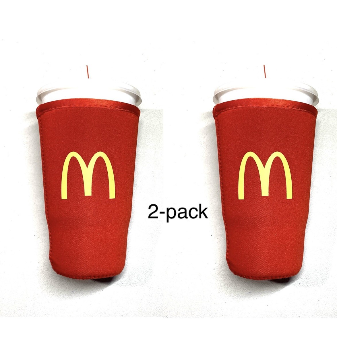 Twin-Pack (2) McDonalds Koozie JAVA SOK Large 32oz Insulated