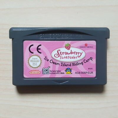 Strawberry Shortcake Ice Cream Island Riding Camp Nintendo GameBoy Advance Spiel
