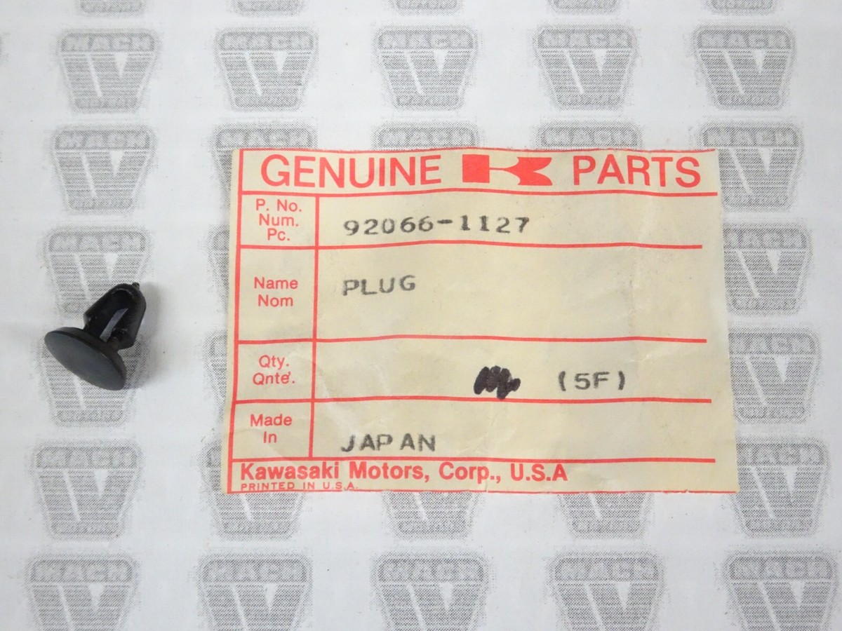 1127-08 toripu専用 Kawasaki NOS NEW 92066-1127 Side Cover Plug EL ZX EL250 ZX1100