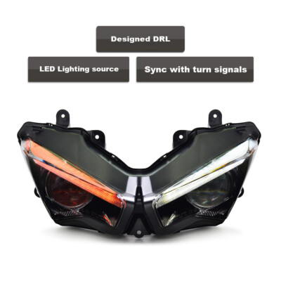 E-mark Approved KT Full LED Headlight Assembly For Kawasaki ZX-4R