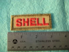 Vintage Shell  Gasoline  Service  Parts Dealer Uniform  Hat Patches