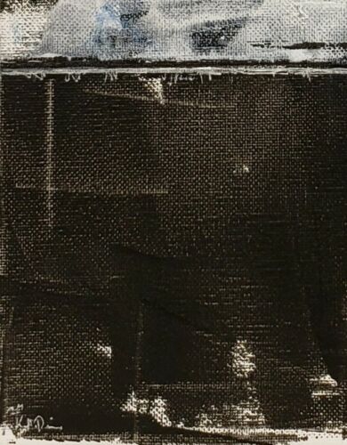 No.881 Original Abstract Modern Minimal Urban Painting On Canvas By K.A.Davis - Picture 6 of 7
