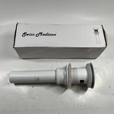 Swiss Madison SM-PD25MW 1-3/4" Pop-Up Drain Assembly W/ Overflow Matte White
