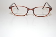 ROMCO Eyeglasses Frames 4 1/2"- 5 3/4" Brown Translucent Square