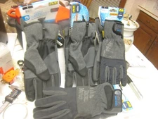 4 MECHANIX WEAR DURABLE GRIP WIND RESIST GLOVES SIZE L RCW-WR-010 3M THINSULATE