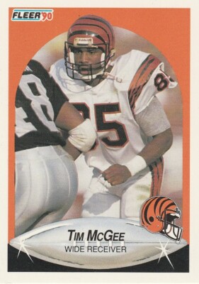Fleer 1990 NFL Card Cincinnati Bengals #219 Tim McGee